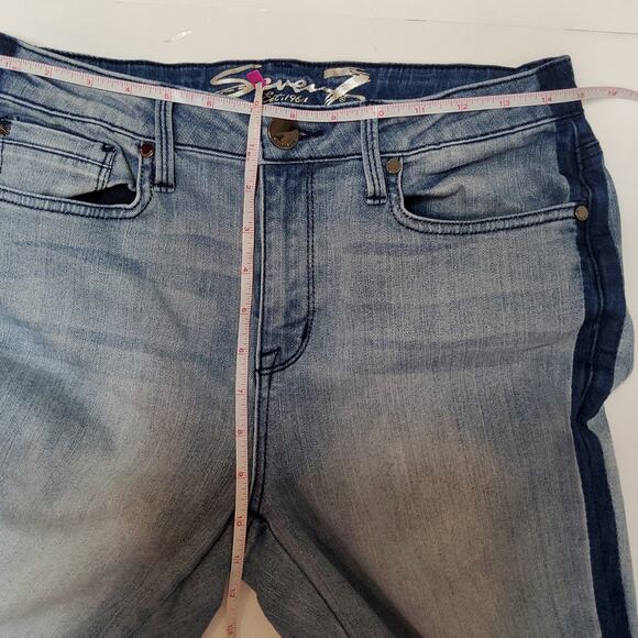 Seven7 Mid Rise Skinny Size 8 - Picture 7 of 8